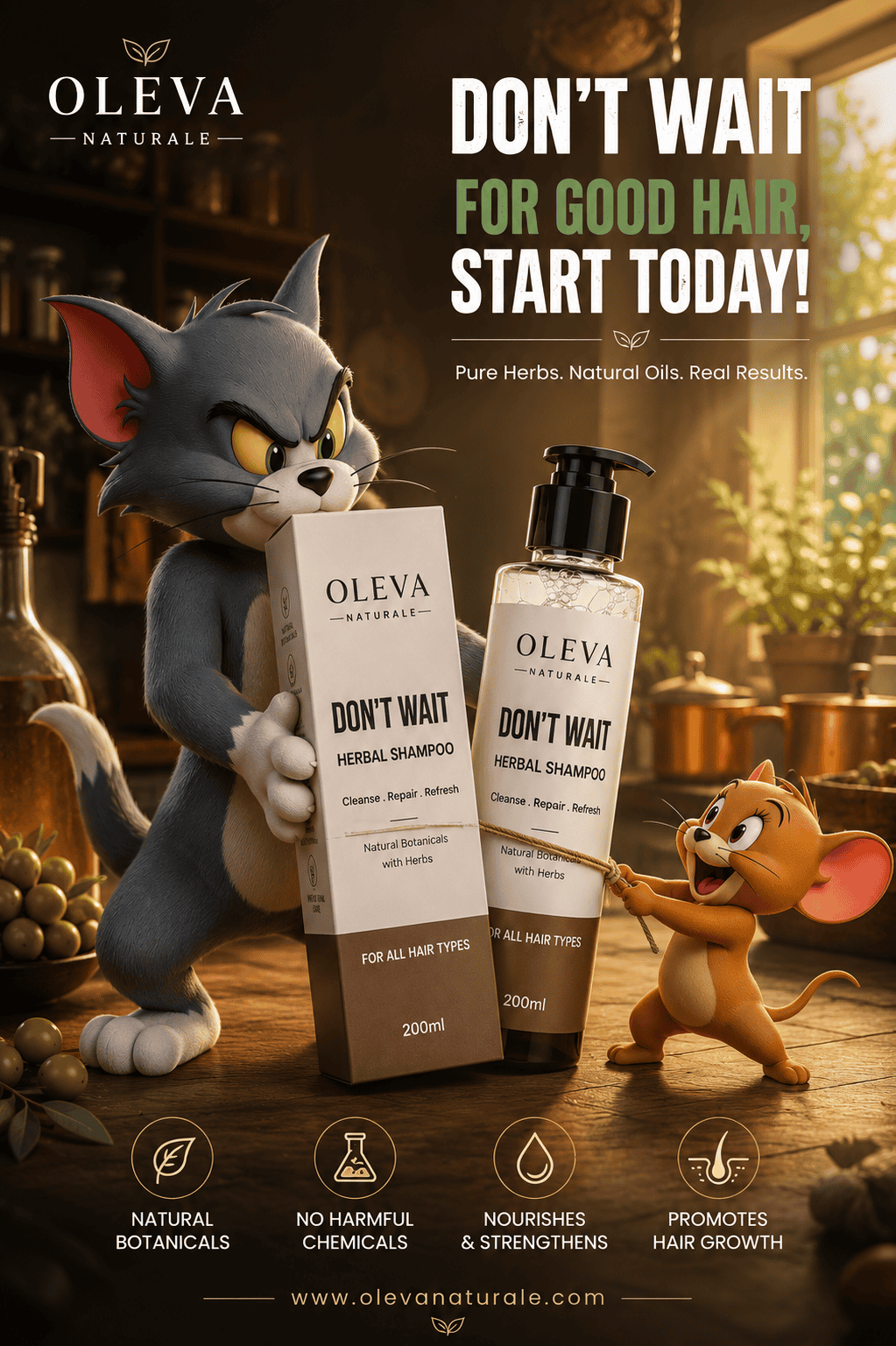 Don't Wait Herbal Shampoo